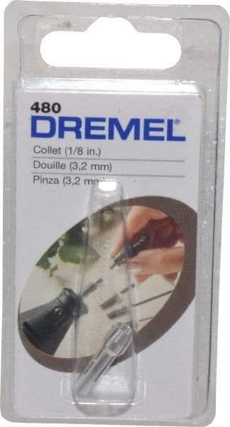 Dremel - 1/8 Inch Rotary Tool Collet - For Use with Rotary Tools - Exact Industrial Supply