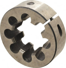 Value Collection - Round Dies; Thread Size: M48x5.0 ; Outside Diameter (Inch): 3 ; Material: High Speed Steel ; Adjustable: Yes ; Thread Direction: Right Hand ; Thread Standard: Metric Coarse - Exact Industrial Supply