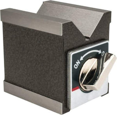 Value Collection - 1-9/32" Max Capacity, 90° Angle, V-Block - 2-3/4" Long x 60mm Wide x 73mm High, Sold as Individual - Exact Industrial Supply