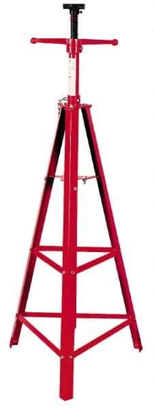 Value Collection - 4,000 Lbs. Load Capacity Knocked Down Tripod High Stand - 55 to 85-1/2 Inch High x 24 Inch Long x 24 Inch Wide Base - Exact Industrial Supply