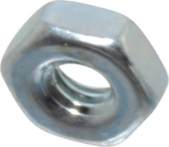 Value Collection - M2x4.00 Steel Right Hand Hex Nut - 4mm Across Flats, 1.6mm High, Zinc-Plated Finish - Exact Industrial Supply