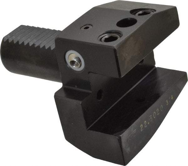 Global CNC Industries - 3/4" Max Cut, 30mm Shank Diam, VDI Toolholder - 40mm Projection, 70mm Head Width, For B2, Through Coolant - Exact Industrial Supply