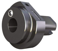 Global CNC Industries - MT3 Inside Morse Taper, Standard Length Morse Taper to Straight Shank - 4-31/64" OAL, Alloy Steel, Hardened & Ground Throughout - Exact Industrial Supply