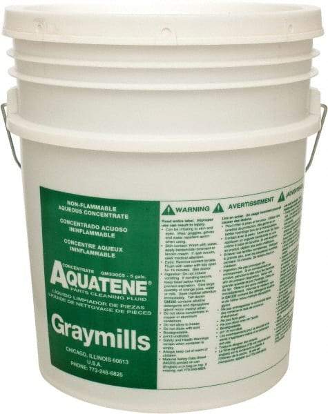 Graymills - 5 Gal Pail Parts Washer Fluid - Water-Based - Exact Industrial Supply