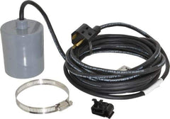Berkeley - 230 AC Volt, Sump, Sew and Eff, Float Switch - 20 Ft. Cord Length, PVC - Exact Industrial Supply
