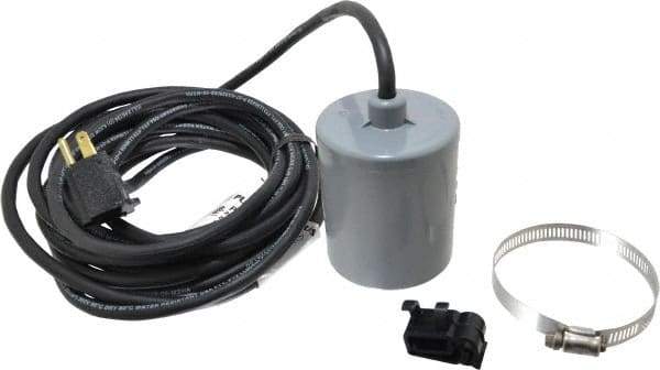 Berkeley - 115 AC Volt, Sump, Sew and Eff, Float Switch - 20 Ft. Cord Length, PVC - Exact Industrial Supply