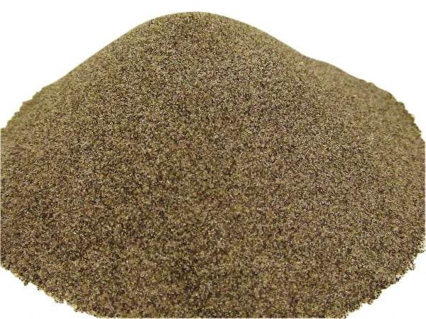 Made in USA - Medium Grade Angular Aluminum Oxide - 80 Grit, 9 Max Hardness, 50 Lb Box - Exact Industrial Supply