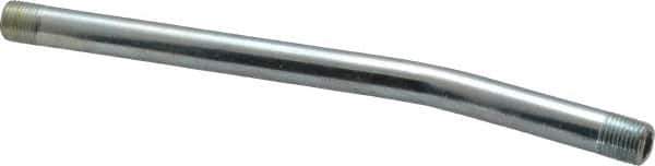 PRO-LUBE - 6,000 Operating psi, 1/8 Thread, Zinc Plated Steel Grease Gun Rigid Extension - NPT Thread - Exact Industrial Supply