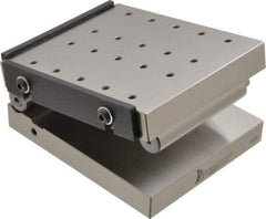 Interstate - 6" Long x 6" Wide x 2" High, Precision Sine Plate - Square to within 0.0002", 20 Holes - Exact Industrial Supply