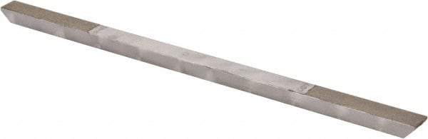 Made in USA - Very Fine & Super Fine, 1-1/2" Length of Cut, Double End Diamond Hone - 240 & 400 Grit, 1/4" Wide x 3/16" High x 6" OAL - Exact Industrial Supply