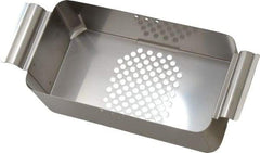 L&R Ultrasonic - Stainless Steel Parts Washer Basket - 4" High x 5-3/8" Wide x 9-3/8" Long, Use with Ultrasonic Cleaners - Exact Industrial Supply