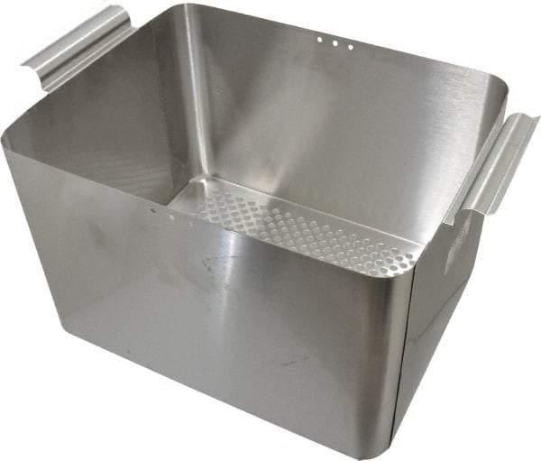 L&R Ultrasonic - Stainless Steel Parts Washer Basket - 203.2mm High x 234.95mm Wide x 292.1mm Long, Use with Ultrasonic Cleaners - Exact Industrial Supply