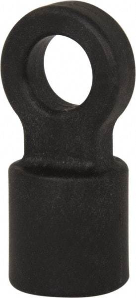 Schaefer Brush - 2" Long, 1/4" NPT Female, ABS Nylon Pull Ring - 1-1/4" Diam, For Use with Tube Brushes & Scrapers - Exact Industrial Supply