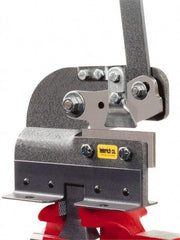 Heinrich - 4-3/8 Inch Long x 8 Inch Wide x 3-1/2 Inch Deep x 7 Inch High, Hand Slitting Bench Shear - 1/8 Inch Mild Steel Capacity - Exact Industrial Supply