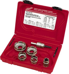 Milwaukee Tool - 7 Piece, 7/8" to 2" Saw Diam, Hole Saw Kit - Exact Industrial Supply