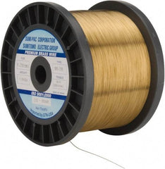 Global EDM - Brass Hard Grade Electrical Discharge Machining (EDM) Wire - 99 Lbs. Max Tensile Strength - Exact Industrial Supply