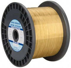 Global EDM - Brass Hard Grade Electrical Discharge Machining (EDM) Wire - 99 Lbs. Max Tensile Strength - Exact Industrial Supply