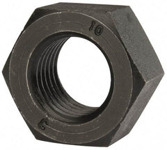 Value Collection - M36x4.00 Steel Right Hand Hex Nut - 55mm Across Flats, 29mm High, Uncoated - Exact Industrial Supply