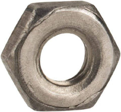 Value Collection - M3x0.50 Steel Right Hand Hex Jam Nut - 5.5mm Across Flats, 1.8mm High, Uncoated - Exact Industrial Supply