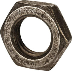 Value Collection - M30x3.50 Steel Right Hand Hex Jam Nut - 46mm Across Flats, 15mm High, Uncoated - Exact Industrial Supply