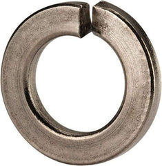 Value Collection - 9/16", 0.141" Thick Split Lock Washer - 18-8 Stainless Steel, Uncoated, 0.564" Min ID, 0.574" Max ID, 0.965" Max OD - Exact Industrial Supply