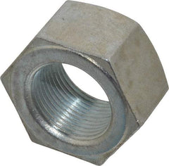 Value Collection - 1-1/4 - 12 UNF Steel Right Hand Hex Nut - 1-7/8" Across Flats, 1-1/16" High, Zinc Clear Finish - Exact Industrial Supply