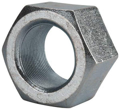 Value Collection - 2-12 UN Steel Right Hand Hex Nut - 3" Across Flats, 1-23/32" High, Zinc Clear Finish - Exact Industrial Supply