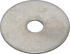 Value Collection - 1/4" Screw, Grade 316 Stainless Steel Fender Flat Washer - 1/4" ID x 1-1/4" OD, 0.057" Thick, Plain Finish - Exact Industrial Supply