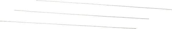 Van Keuren - 56 TPI, 0.0179 Inch Pitch, 2 Inch Long, Thread Pitch Diameter Measuring Wire - 0.0103 Inch Nominal Best Wire Diameter, 0.0155 Inch Nominal Constant, 3 Pieces - Exact Industrial Supply
