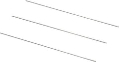 Van Keuren - 28 TPI, 0.0357 Inch Pitch, 2 Inch Long, Thread Pitch Diameter Measuring Wire - 0.0206 Inch Nominal Best Wire Diameter, 0.0309 Inch Nominal Constant, 3 Pieces - Exact Industrial Supply