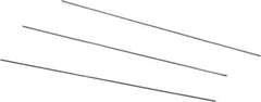 Van Keuren - 0.7mm Pitch, 1-1/2 Inch Long, Thread Pitch Diameter Measuring Wire - 0.4mm Nominal Best Wire Diameter, 0.0239 Inch Nominal Constant, 3 Pieces - Exact Industrial Supply