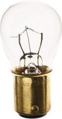 Value Collection - 28 Volt, Incandescent Miniature & Specialty S8 Lamp - Bayonet Base - Exact Industrial Supply