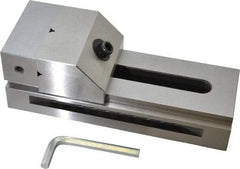 Interstate - 3-1/2" Jaw Width, 4-7/8" Jaw Opening Capacity, 1-9/16" Jaw Height, Toolmaker's Vise - Flat Jaw, 0.0002" Parallelism, 0.0002" Squareness, 9-1/4" OAL x 3.3" OAH - Exact Industrial Supply