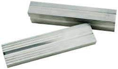 Wilton - 4" Jaw Width, Aluminum, Vise Jaw Cap - Magnetic Attachment - Exact Industrial Supply