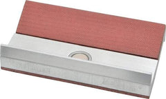 Wilton - 4" Jaw Width, Fiber Covered Aluminum, Vise Jaw Cap - Magnetic Attachment - Exact Industrial Supply