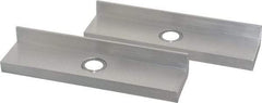 Wilton - 4-1/2" Jaw Width, Rubber Covered Aluminum, Vise Jaw Cap - Magnetic Attachment - Exact Industrial Supply