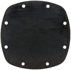 Made in USA - 1 Piece Vise Diaphragm - Rubber, 6" Wide, 6" High - Exact Industrial Supply