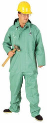OnGuard - Size S, Green, Chemical Coverall - 1 Pocket, Open Ankle, Open Wrist - Exact Industrial Supply