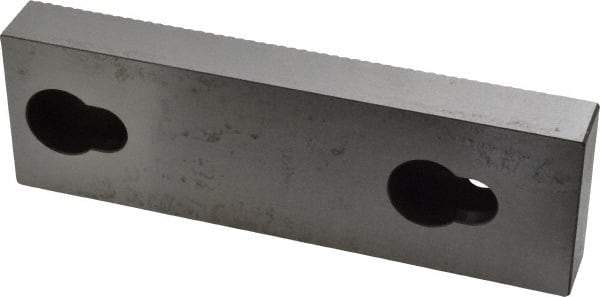 Kurt - 5.969" Wide x 1.88" High x 0.725" ThickFlat/No Step Vise Jaw - Steel, Fixed Jaw, Compatible with 6" Vises - Exact Industrial Supply