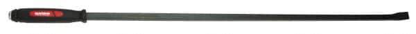 Mayhew - 36" OAL Straight Screwdriver Pry Bar - 7/8" Wide, Alloy Steel - Exact Industrial Supply