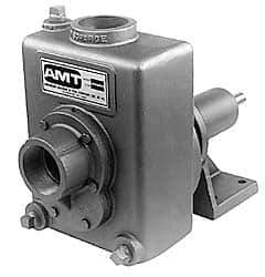 American Machine & Tool - 2 Inch Outlet, Cast Iron, Pedestal Mount Pump - F.G. Casing Seal, Pedestal Pump - Exact Industrial Supply