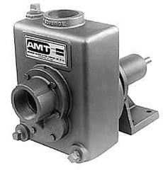 American Machine & Tool - 2 Inch Outlet, Cast Iron, Pedestal Mount Pump - F.G. Casing Seal, Pedestal Pump - Exact Industrial Supply