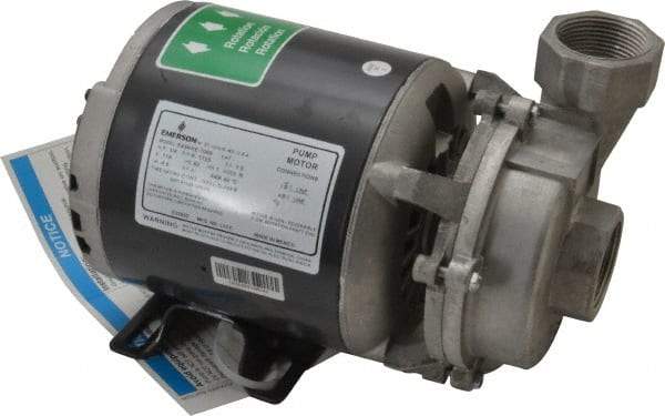 American Machine & Tool - 115 VAC Volt, 1/4 hp, Cast Aluminum Utility Pump - 12 Max Head Pressure, 500GPH - Exact Industrial Supply