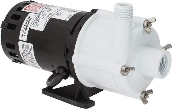 Little Giant Pumps - 1/30 HP, 14.6 Shut Off Feet, Magnetic Drive Pump - 3100 RPM, 1 Phase, 60 Hz - Exact Industrial Supply