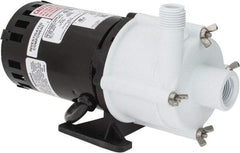 Little Giant Pumps - 1/30 HP, 14.6 Shut Off Feet, Magnetic Drive Pump - 3100 RPM, 1 Phase, 60 Hz - Exact Industrial Supply