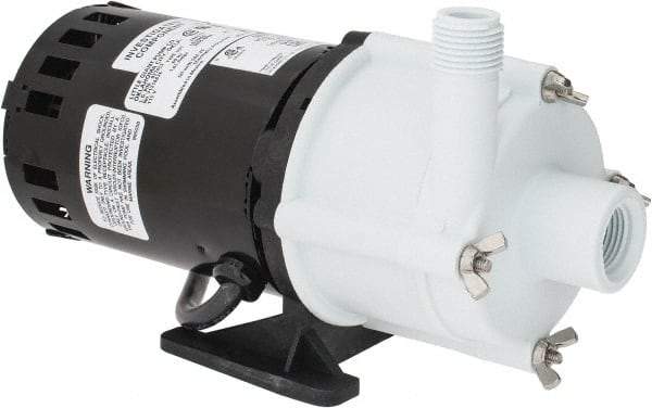 Little Giant Pumps - 1/25 HP, 14.6 Shut Off Feet, Magnetic Drive Pump - 1 Phase, 60 Hz - Exact Industrial Supply