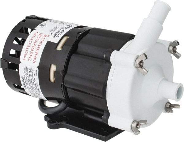 Little Giant Pumps - 1/50 HP, 7 Shut Off Feet, Magnetic Drive Pump - 3000 RPM, 1 Phase, 60 Hz - Exact Industrial Supply