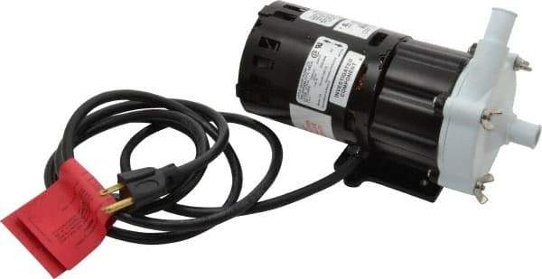 Little Giant Pumps - 1/25 HP, 19 Shut Off Feet, Magnetic Drive Pump - 3000 RPM, 1 Phase, 60 Hz - Exact Industrial Supply