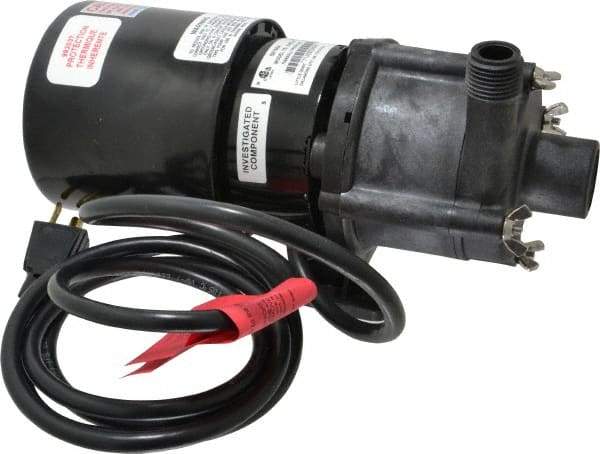 Little Giant Pumps - 1/25 HP, 7.1 Working PSI, 16.3 Shut Off Feet, Magnetic Drive Pump - 3100 RPM, 1 Phase, 60 Hz, 1.3 Amps - Exact Industrial Supply