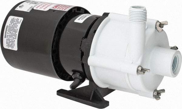 Little Giant Pumps - 1/12 HP, 23.7 Shut Off Feet, Magnetic Drive Pump - 3250 RPM, 1 Phase, 60 Hz - Exact Industrial Supply